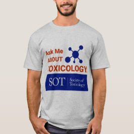 Mannen Basic Shirt - Vraag me over Tox (Molecule)