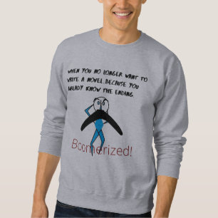 Mannen Basic Sweatshirt Boomeranged
