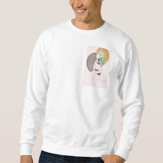 Mannen Basic Sweatshirts groot Trui (Voorkant)