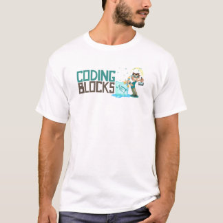 Mannen Basic T - Codeblokken Horizontale Logo T-shirt