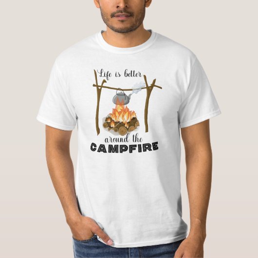 Mannen Basic T-Shir T-Shirt (Voorkant)