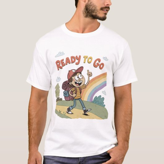 Mannen Basic T-Shirt (Voorkant)