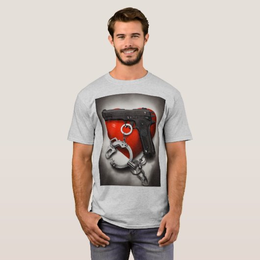 Mannen Basic T-Shirt (Voorkant volledig)