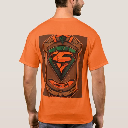 Mannen Basic T-Shirt (Achterkant)