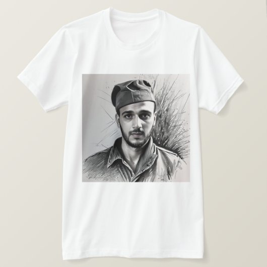 Mannen Basic T-Shirt (Design voorkant)