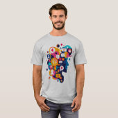 Mannen Basic T-Shirt (Voorkant volledig)