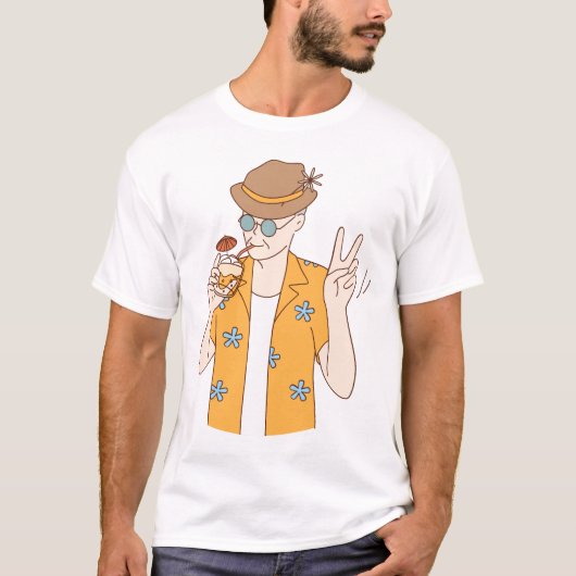 Mannen Basic T-Shirt (Voorkant)