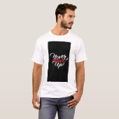 Mannen basic T-shirt - Classic Fit Essential (Voorkant volledig)