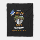 Mannen Basic T-Shirt Fleece Deken (Voorkant)