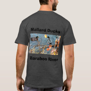Mannen Basic T-Shirt, Mallard Ducks T-Shirt
