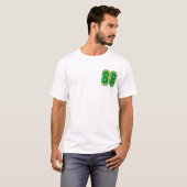Mannen Basic T (wit) T-shirt (Voorkant volledig)