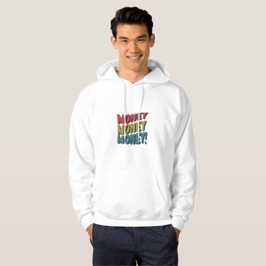 Mannen basishoodies sweatshirt (Voorkant volledig)