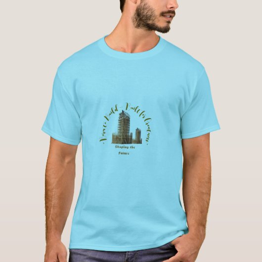 Mannen basisshirt "Shaping the Future" T-shirt (Voorkant)