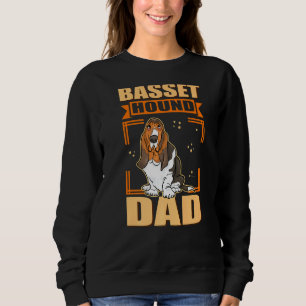 Mannen Basset Hound Dad Dog Owner Basset Hond Trui