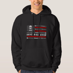 Mannen BBQ Grill Grilling Beste Pap Ooit Hoodie