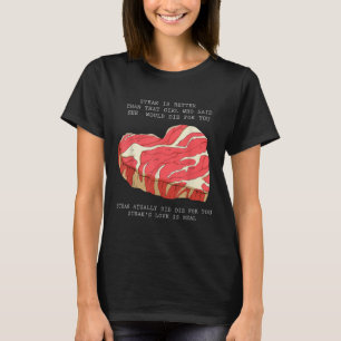 Mannen BBQ Hart Graphic Grappig Quote Single Meme T-shirt