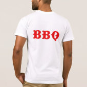 Mannen BBQ T-Shirt (Achterkant)