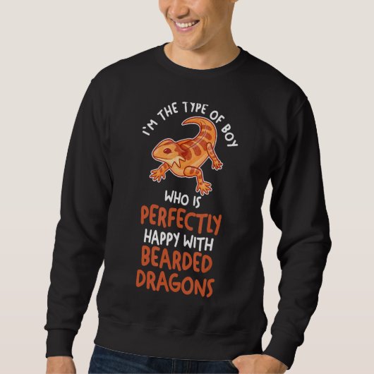 Mannen Bearded Dragon Trui (Voorkant)