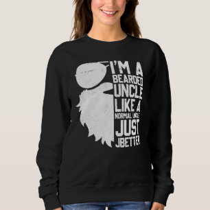 Mannen Bearded Uncle Beard Humor Uncle Trui
