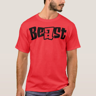 Mannen BEAST Gym Fitness Workout Bodybuilding Moti T-shirt