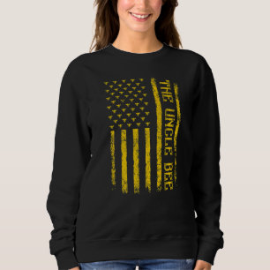 Mannen Bee Amerikaanse vlag De Bee Uncle Fathe Trui