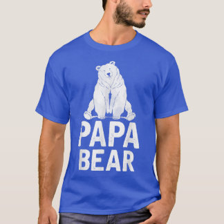 Mannen Beer Papa Papa Papa Papa Papa Beer T-shirt
