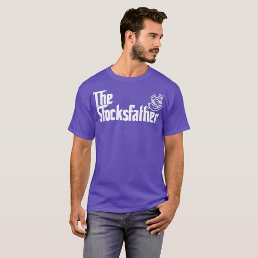 Mannen begrafenisondernemer pap geeft de stamvader t-shirt (Voorkant volledig)