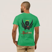 Mannen Bella Canvas Basic T-Shirt Vivid Kelly Grn (Achterkant volledig)