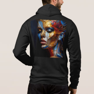 Mannen Bella+Canvas Full-Zip - Abstract 31 Hoodie