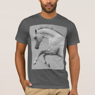 Mannen Bella+Canvas Korte Mouw Curvet Paard T-shirt
