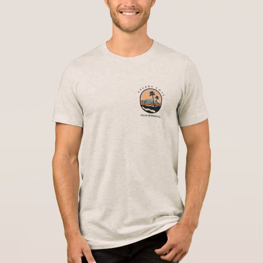 Mannen Bella+Canvas Tri-blend T-shirt (Voorkant)