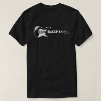 Mannen ben ik een bassige bassman motief voor een  t-shirt