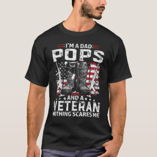 Mannen ben ik een vader Pop van Shirt Veteraan Vad