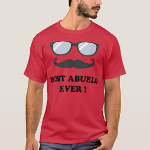 Mannen beste Abuelo ooit Latijns grootvaderT-shirt T-shirt