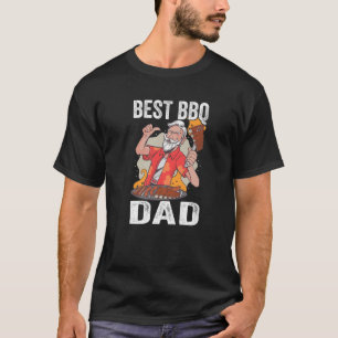 Mannen beste BBQ Pa Barbecue Smoking Meat BBQ Gril T-shirt