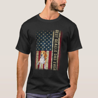 Mannen beste beagle pa ooit Hondenliefhebber Ameri T-shirt