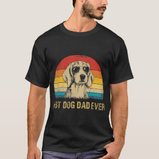 Mannen  beste beagle pap op vaderdag t-shirt