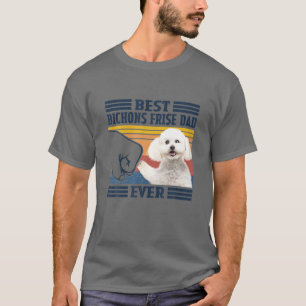 Mannen beste bichon vader ooit  vaderdag t-shirt
