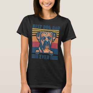 Mannen beste bokser vader ooit hond vader Vaderdag T-shirt