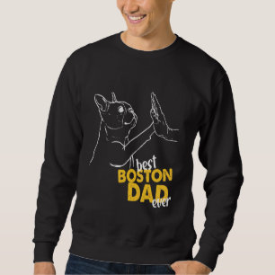 Mannen Beste Boston Papa Ooit Terriër Papa Boston Trui