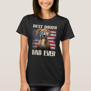 Mannen beste Boxer zonnebril Pap Oost-Amerikaanse T-shirt