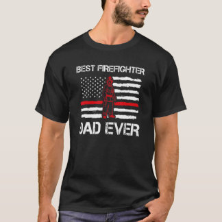 Mannen beste brandweerman vader ooit papa brandwee t-shirt