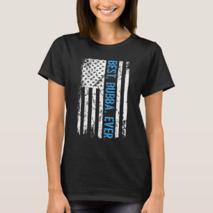 Mannen Beste Bubba Ooit Us Amerikaanse Vlag Voor V T-shirt