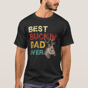 Mannen beste Buckin-vader ooit overjager Bucking F T-shirt