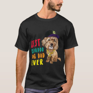 Mannen beste Cavapoo Dog pap op vaderdag T-shirt