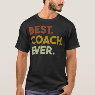 Mannen Beste coach ooit cadeau voor sportcoach T-shirt