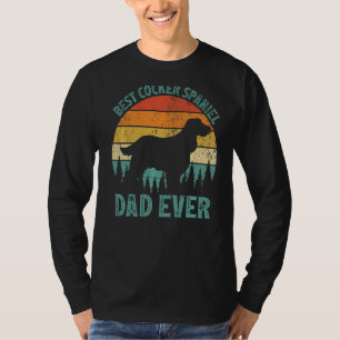 Mannen beste Cocker Spaniel Pap Ooster Vader' T-shirt