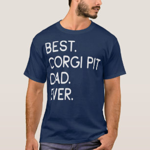 Mannen beste Corgi Pit Pap Ever T-Shirt