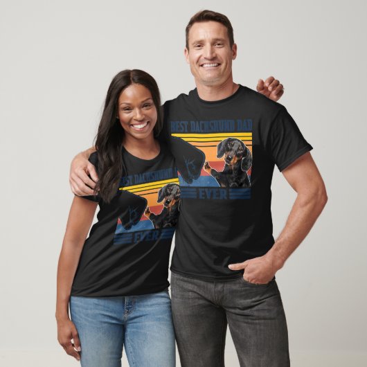 Mannen beste dachshund pap ooit Funny Dog Lover T-shirt (Unisex)