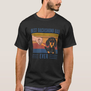 Mannen beste dachshund pap ooit t-shirt